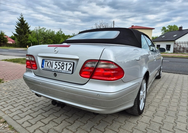 Mercedes-Benz CLK cena 21900 przebieg: 215283, rok produkcji 2002 z Końskie małe 254